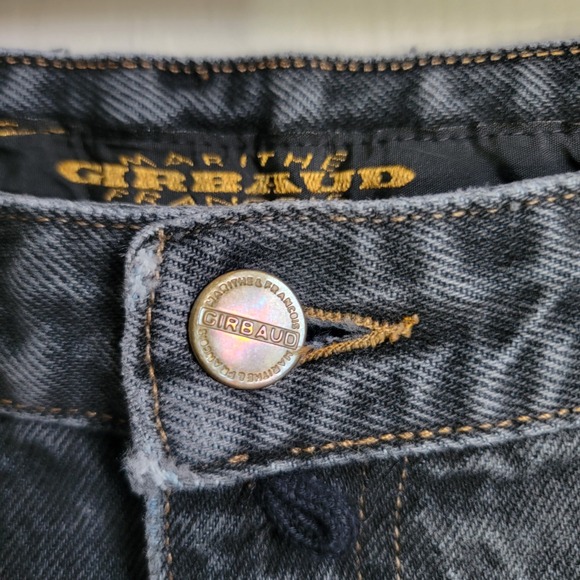 Vintage Marithe Girbaud Mom Jeans Dark Wash High Rise Tapered Leg Size 26 - Picture 8 of 15